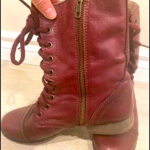 Steve Madden ladies 8 leather boots